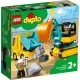 Конструктор LEGO Duplo Town Грузовик и гусеничный экскаватор 20 деталей (10931)