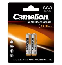 Аккумулятор Camelion AAA 1100mAh Ni-MH * 2 R03-2BL (NH-AAA1100BP2)