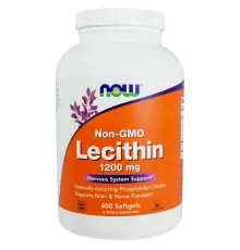 Аминокислота Now Foods Лецитин 1200мг, Lecithin, 400 желатиновых капсул (NOW-02214)