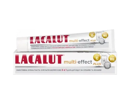 Зубна паста Lacalut Multi-effect Plus 75 мл (4016369661543)