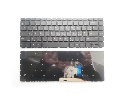 Клавіатура ноутбука HP ProBook 440 G6, 445 G6 черна UA (A46207)