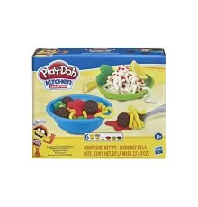 Набор для творчества Hasbro Play Doh Кухонные принадлежности Спагетти и Тефтели (E8680)