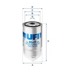 Фільтр паливний UFI 24.H2O.05