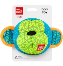 Іграшка для собак WAUDOG Fun Мавпа 16х10 см блакитна (62032)