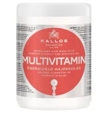 Маска для волос Kallos Cosmetics Multivitamin с экстрактом женьшеня и маслом авокадо 1000 мл (5998889512064)