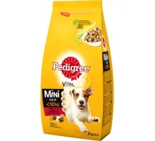 Сухий корм для собак Pedigree Adult Mini Яловичина та овочі 2 кг (5998749120927)