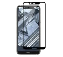 Скло захисне PowerPlant Full screen Nokia 5.1 Plus, Black (GL606238)
