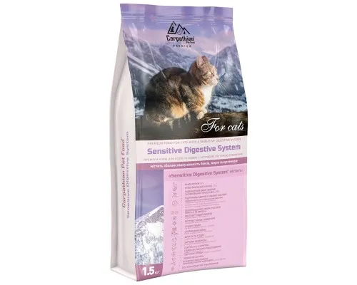 Сухой корм для кошек Carpathian Pet Food Sensitive Digestive System 1.5 кг (4820111140954)