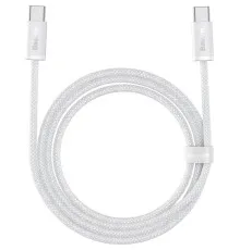 Дата кабель USB-C to USB-C 2.0m 5A White Baseus (CALD000302)
