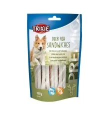 Ласощі для собак Trixie PREMIO Deer Fish Sandwiches 100 г (4011905318684)