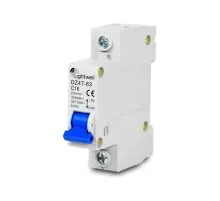 Диференційне реле (ПЗВ) Lightwell MCB 1P 16A