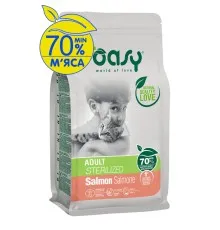 Сухой корм для кошек OASY LIFESTAGE Sterilized лосось 1.5 кг (8053017348179)