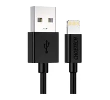 Дата кабель USB 2.0 AM to Lightning 1.2m 2.4A MFI Choetech (IP0026)