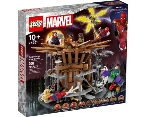 Конструктор LEGO Marvel Решающий бой Человека-Паука 900 деталей (76261)