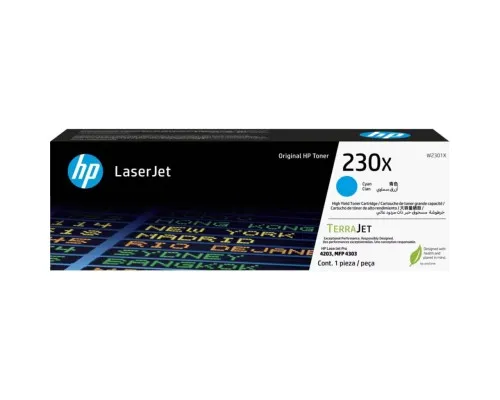 Картридж HP CLJ  230X Cyan 5.5K (W2301X)