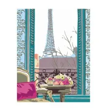 Картина по номерам Rosa Завтрак в Париже, акриловая живопись. (4823098501374)