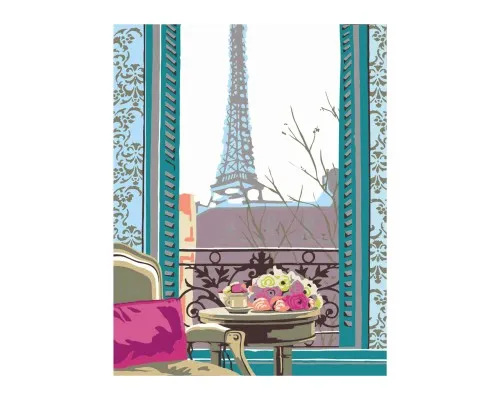Картина по номерам Rosa Star Сніданок у Парижі, техніка акриловий живопис (4823098501374)