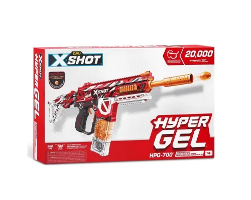 Игрушечное оружие Zuru X-Shot Быстрострельный бластер Hyper Gel large (20 000 гелевых шариков) (36620R)