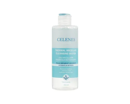 Міцелярна вода Celenes Thermal Micellar Cleansing Water Термальна для сухої та чутливої шкіри 250 мл (7350104248048)