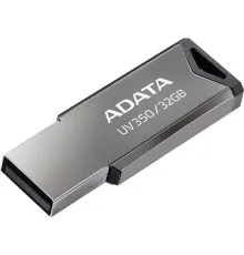 USB флеш накопитель ADATA 32GB UV350 Metallic USB 3.2 (AUV350-32G-RBK)