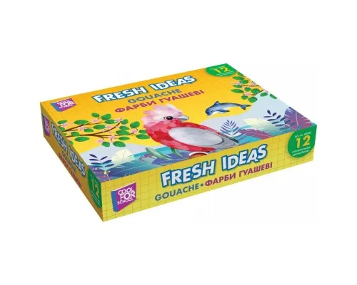 Гуашеві фарби Cool For School Fresh Ideas, 10 мл 12 кольорів (CF60182)