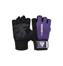 Перчатки для фитнеса RDX W1 Half Purple S (WGA-W1HPR-S)