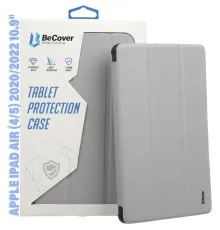 Чехол для планшета BeCover Tri Fold Soft TPU Silicone Apple iPad Air (4/5) 2020/2022 10.9" Gray (711132)