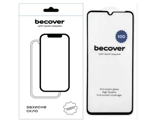 Скло захисне BeCover Realme C53 10D Black (711344)