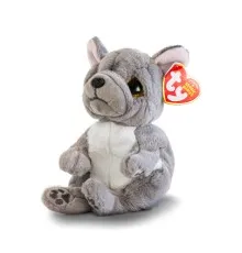 М'яка іграшка Ty Beanie bellies Сірий пес WILFRED 20 см (40596)