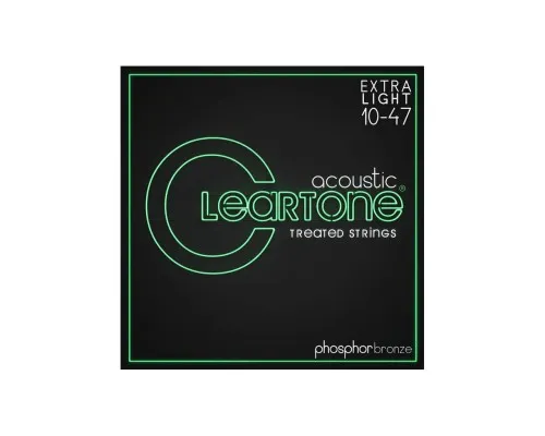 Струни для гітари Cleartone Acoustic Phosphor Bronze Ultra Light (10-47) (7410)
