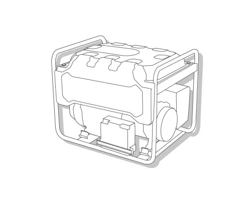 Генератор Enersol дизельный, 1-ф, 13.0 kW, двигатель HR998F, 3000 об/мин, вес 280 кг (SKDS-13EBA)