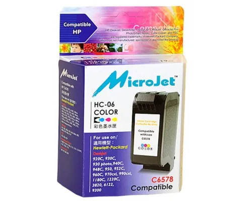 Картридж Microjet для HP №78 Color для HP DJ 930C/950C/970C (HC-06)