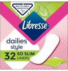 Щоденні прокладки Libresse Dailies Style 32 шт. (7322540758191/7322540083934)