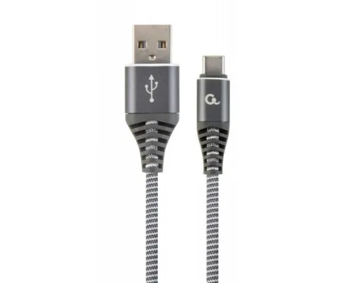 Дата кабель USB 2.0 AM to Type-C 2.0m Cablexpert (CC-USB2B-AMCM-2M-WB2)