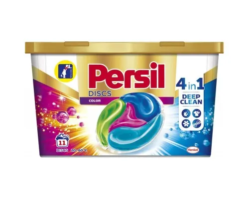 Капсули для прання Persil Discs Color Deep Clean 11 шт. (9000101415919)