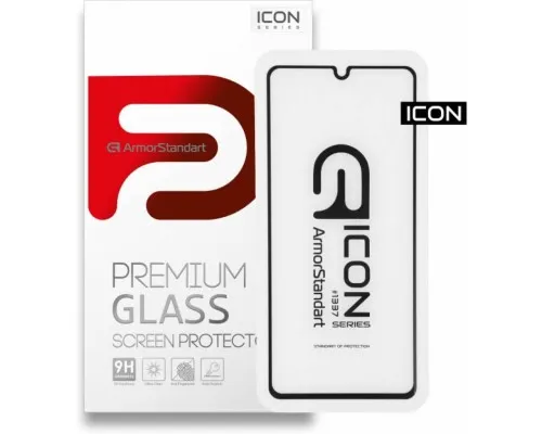 Скло захисне Armorstandart Icon Samsung A41 Black (ARM56242-GIC-BK)