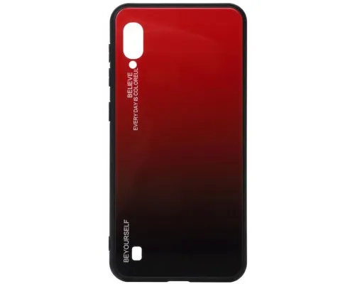 Чехол для мобильного телефона BeCover Gradient Glass Samsung Galaxy M10 2019 SM-M105 Red-Black (703872)