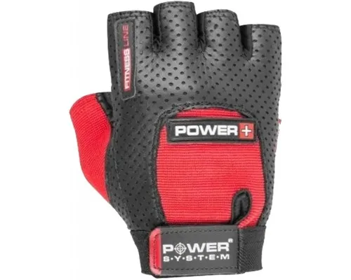 Перчатки для фитнеса Power System Power Grip PS-2800 S Black/Red (PS-2500_S_Black-red)