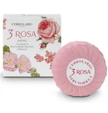 Твердое мыло L'Erbolario Три Розы 100 г (2214010003809)