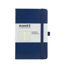 Книга записна Axent Partner 125х195 мм в лінійку 96 аркушів Синя (8308-02-A)