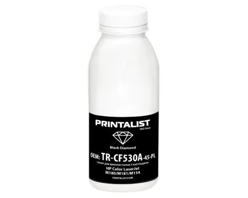 Тонер HP CLJ M180/M181/M154 45г Black Printalist (TR-CF530A-45-PL)