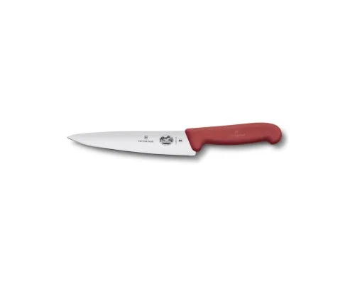 Кухонний ніж Victorinox Fibrox Carving 25 см Red (5.2001.25)