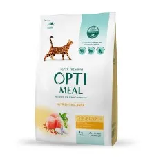 Сухий корм для кішок Optimeal зі смаком курки 4 кг (B1841201)