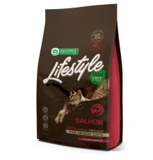 Сухий корм для кішок Nature's Protection Lifestyle Grain Free Salmon Senior Cat 1.5 кг (NPLS45956)