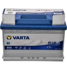 Акумулятор автомобільний Varta BlueDynamicEFB70AhЕв(-/+)(760EN) N70 (570500076)