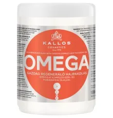 Маска для волосся Kallos Cosmetics Omega Відновлювальна з комплексом Омега-6 та олією макадамії 1000 мл (5998889511524)