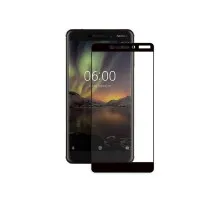 Скло захисне PowerPlant Full screen Nokia 6.1, Black (GL605262)