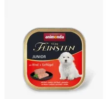 Консерви для собак Animonda Vom Feinsten Junior with Beef + Poultry 150 г (4017721826204)