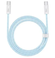 Дата кабель USB-C to USB-C 2.0m 5A Blue Baseus (CALD000303)