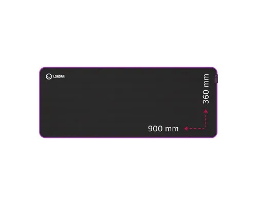 Килимок для мишки Lorgar Main 319 Black/Purple (LRG-GMP319)